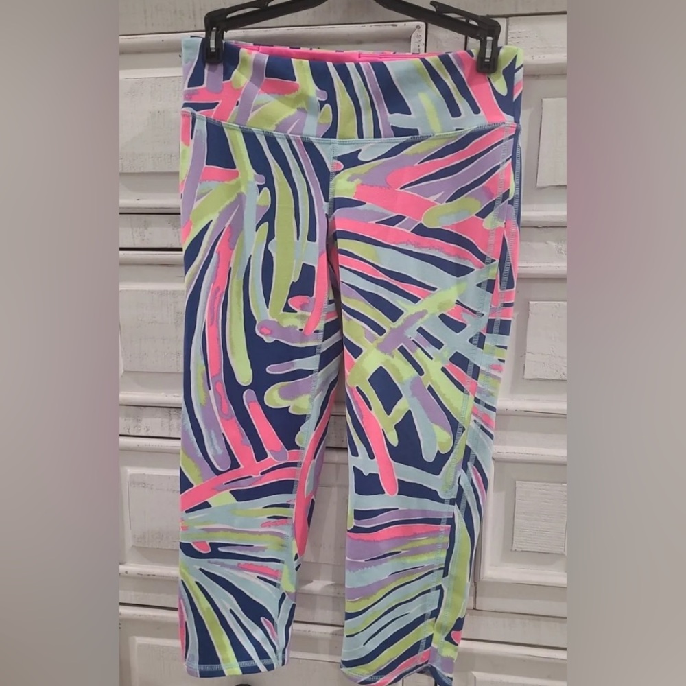 Lilly Pulitzer Luxletic Cropped Weekender Legging Sea DREAMIN